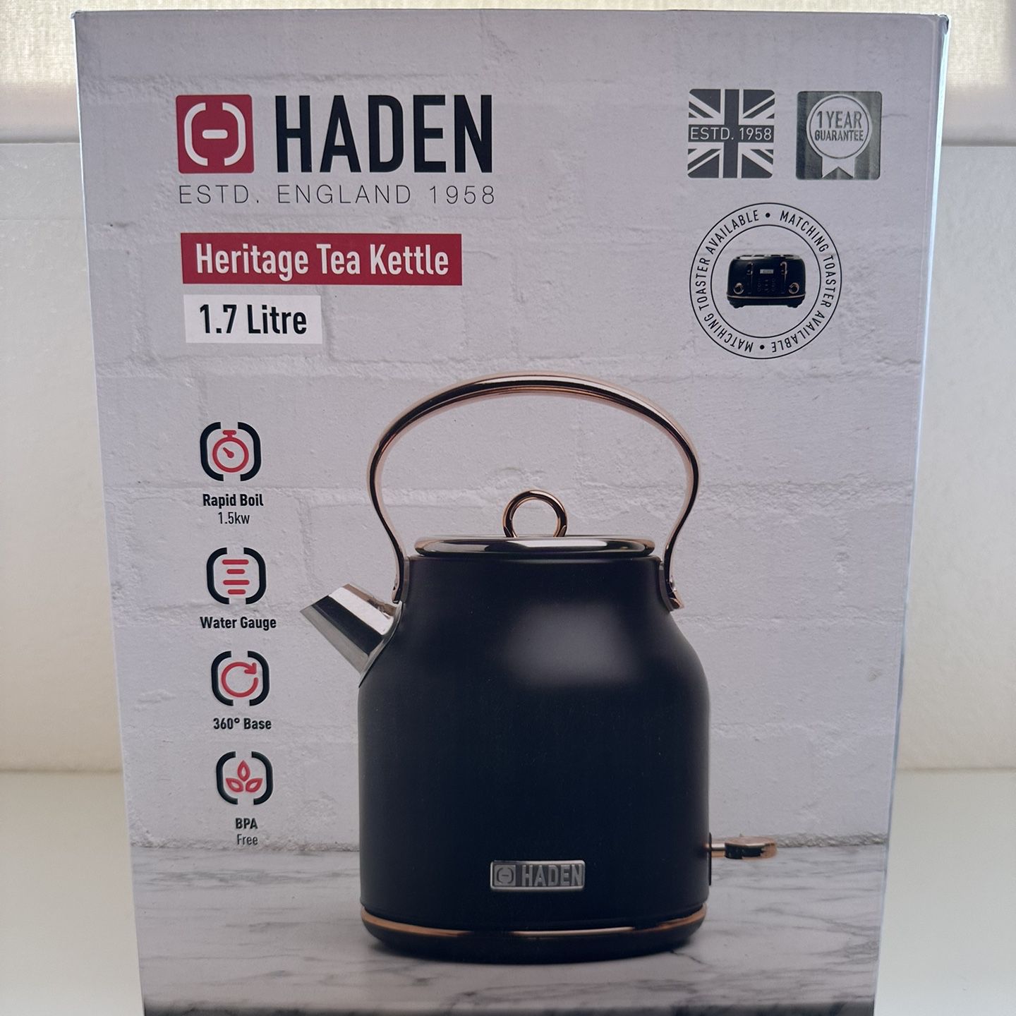 Haden Heritage Electric Tea Kettle for Sale in Chandler, AZ - OfferUp