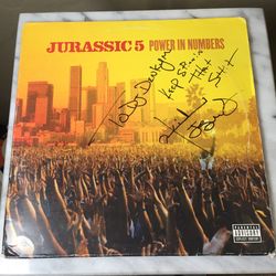Signed Jurassic 5 “power in numbers” lp
