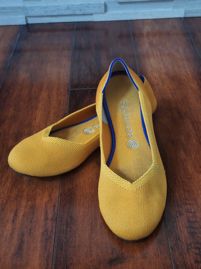 ROTHYS LEMONDROP Ballet Flats Size 10