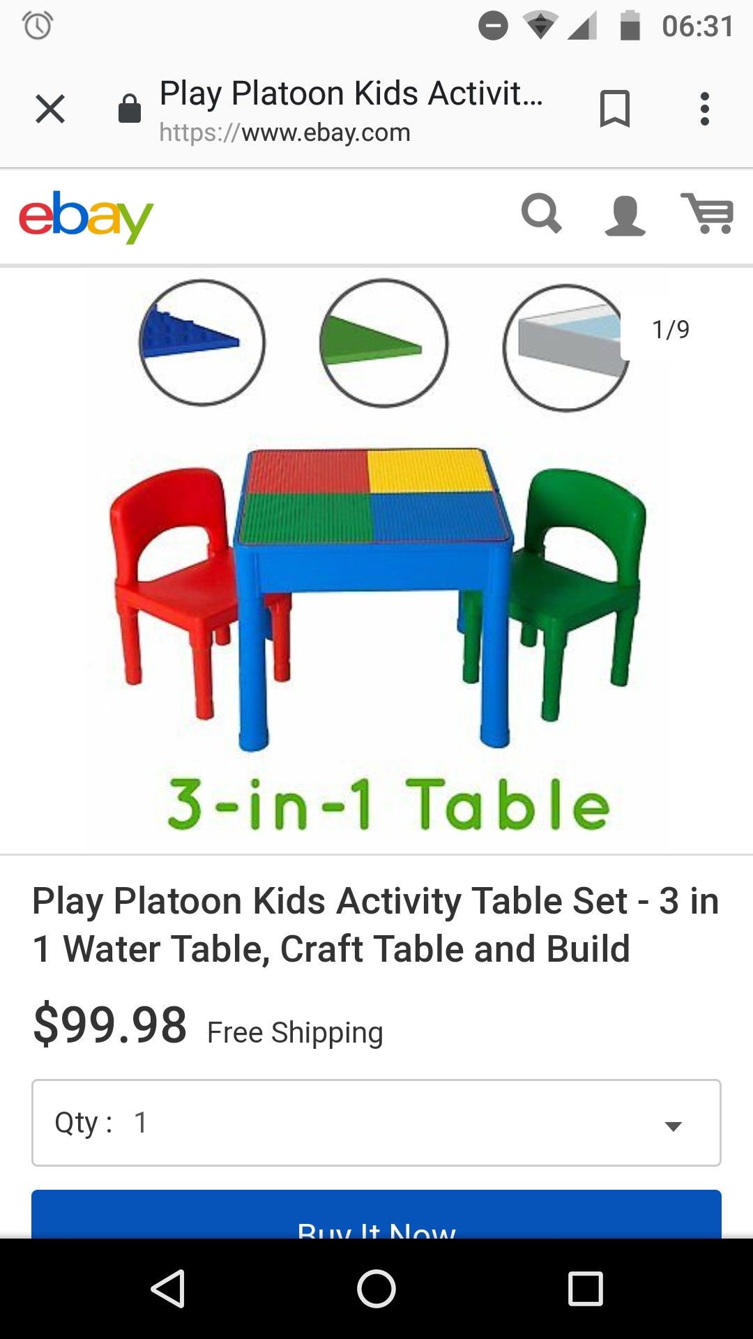 Brand New kids table and chairs