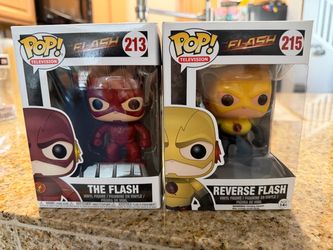 Funko Pop The Flash #213 Reverse Flash #215 DC TV Lot Set of 2