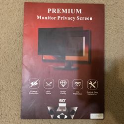 Privacy screen for 19” monitor