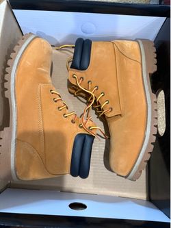 Mountain Gear Wheat Nubuck Waterproof Work Boots sz 12