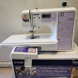 Brother Sc9500 Computerized Sewing Machine Come With All Accessories Is Brand New 