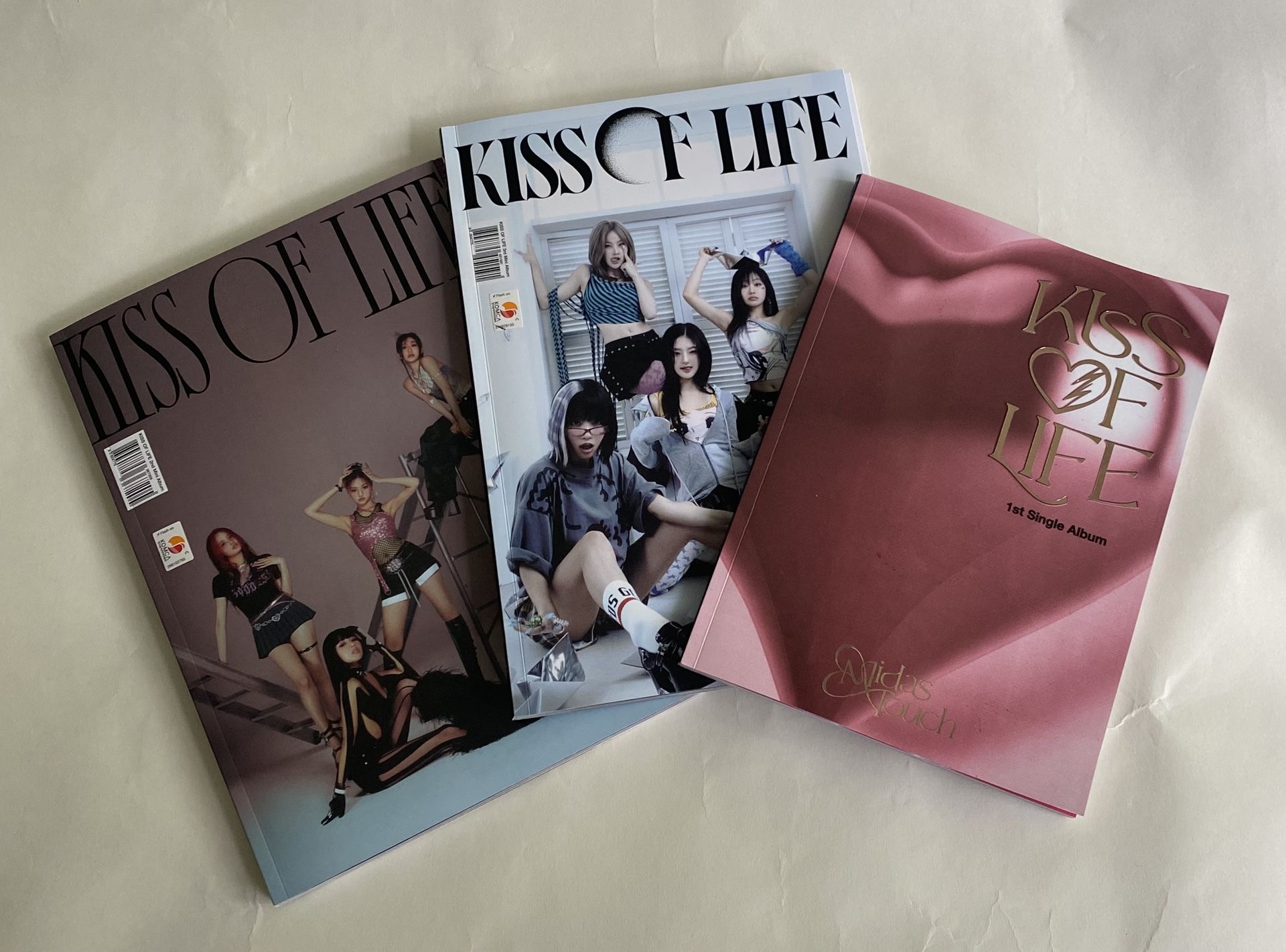 Kiss of life Set of 3 albums; Born To Be XX, Midas Touch, & Lose Yourself.