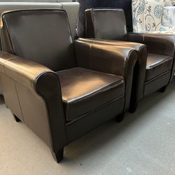 Leather Armchairs
