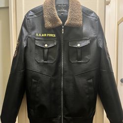 PU Leather Jacket - Men’s Medium Size
