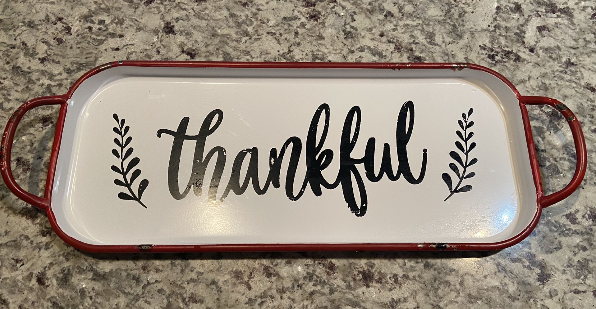 Hobby Lobby Rustic Metal Decor - Thankful