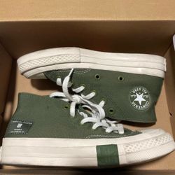 Converse Undefeated Chuck Taylor All Star Green High Tops - W 5.5