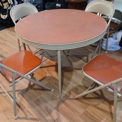 Metal Foldable  Table And Chairs