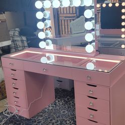 New Vanity Desk With Lights Only $1,100