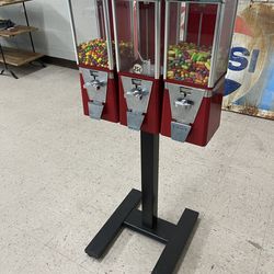 Triple Gumball Candy Machine Dispenser