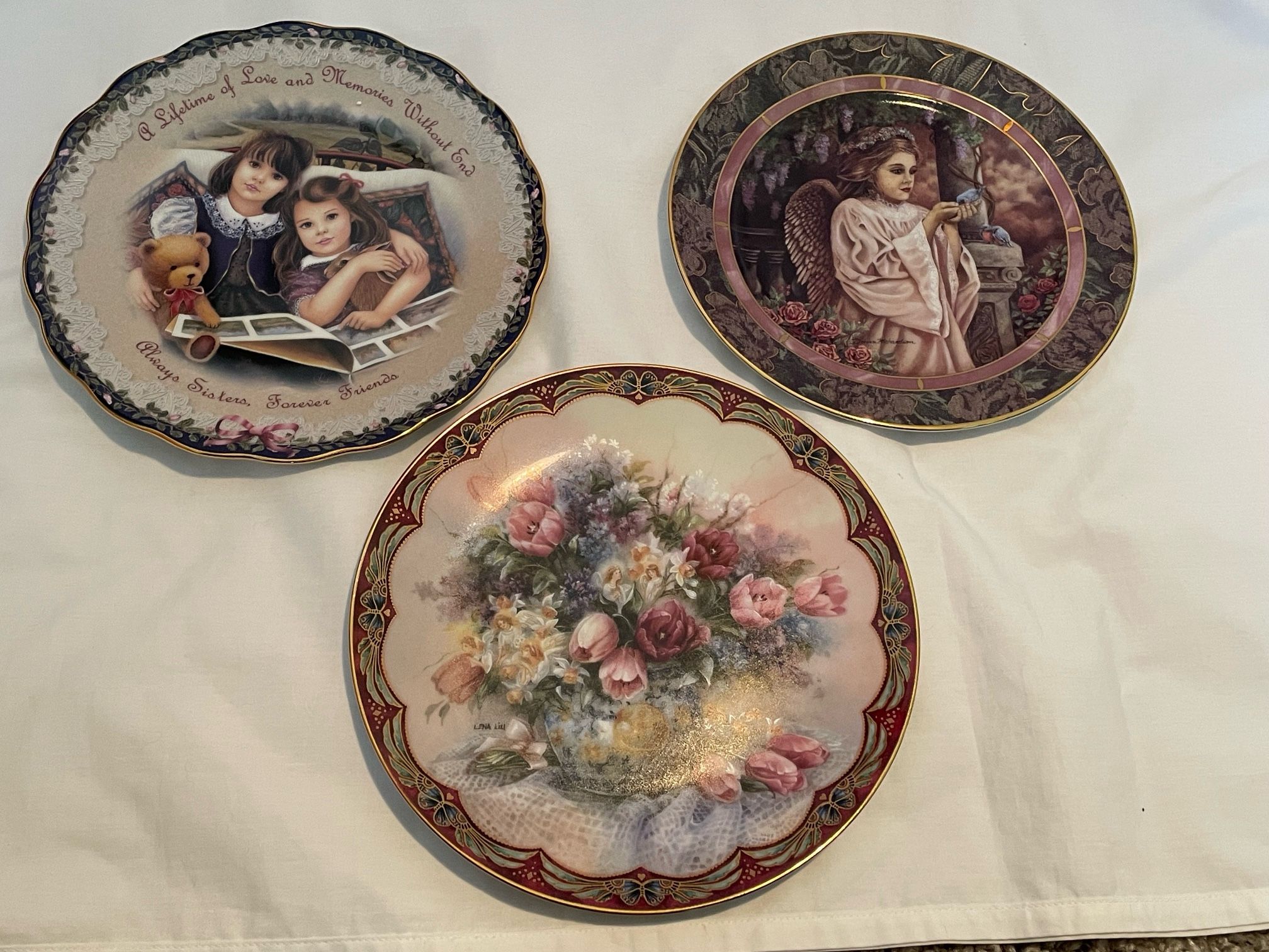 3 Collectible Plates - Lena Liu & Others EXC