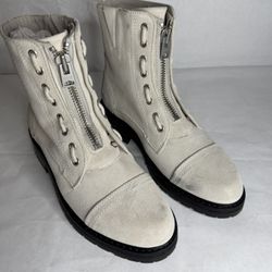 All Saints Ariel Suede Combat Boots