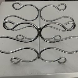 Heavy silver Wine Rack