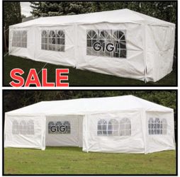 10x30 wedding party tent outdoor canopy tent with 8 side walls white FOR S@LE