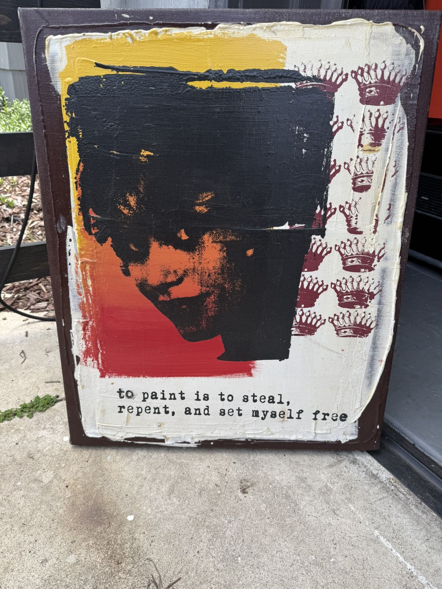 Original Patrick McCarthy Painting (2004) – Mixed Media Pop Art
