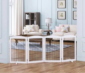 Convertible Wooden Dog Gate