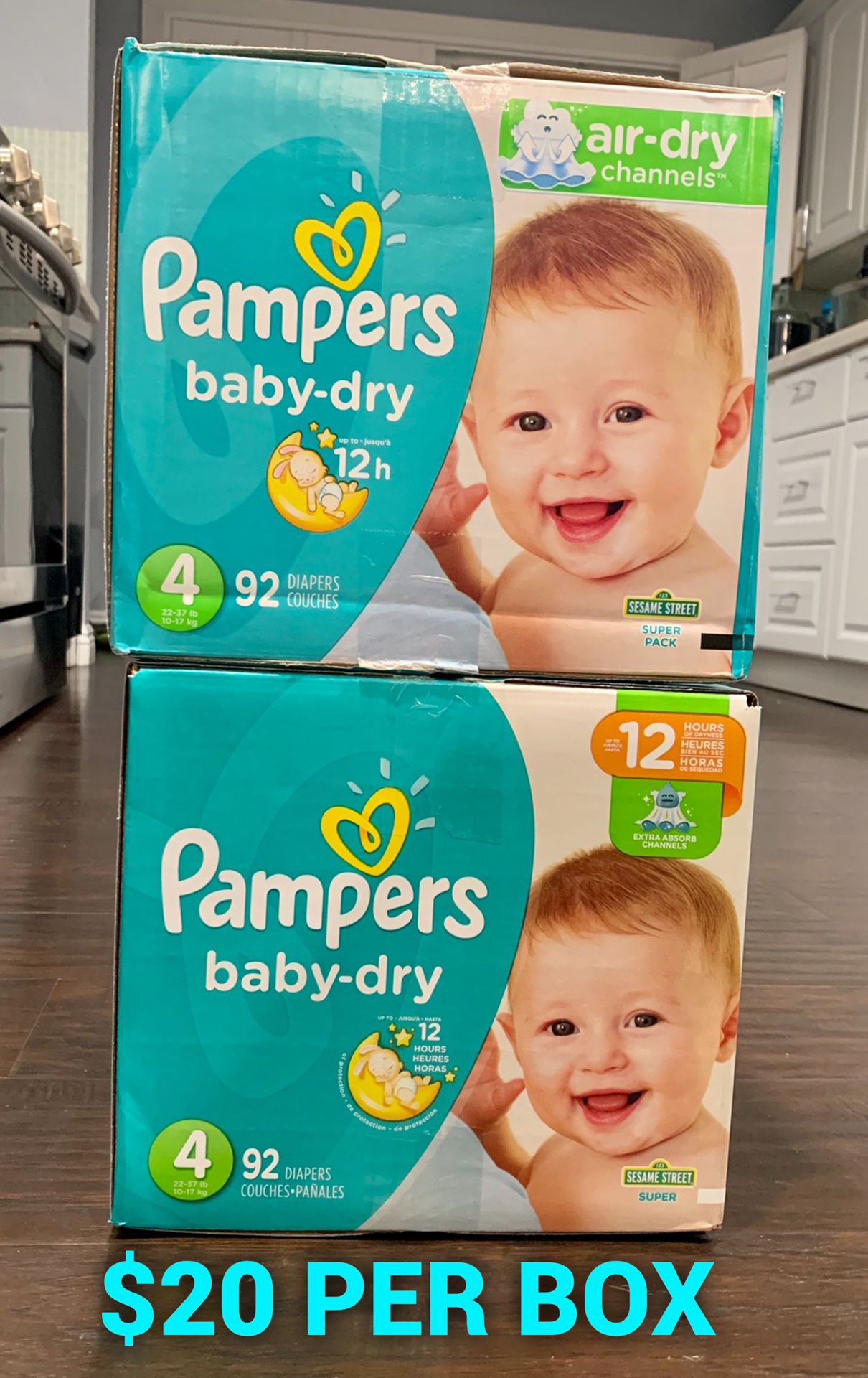 Pampers baby dry size 4