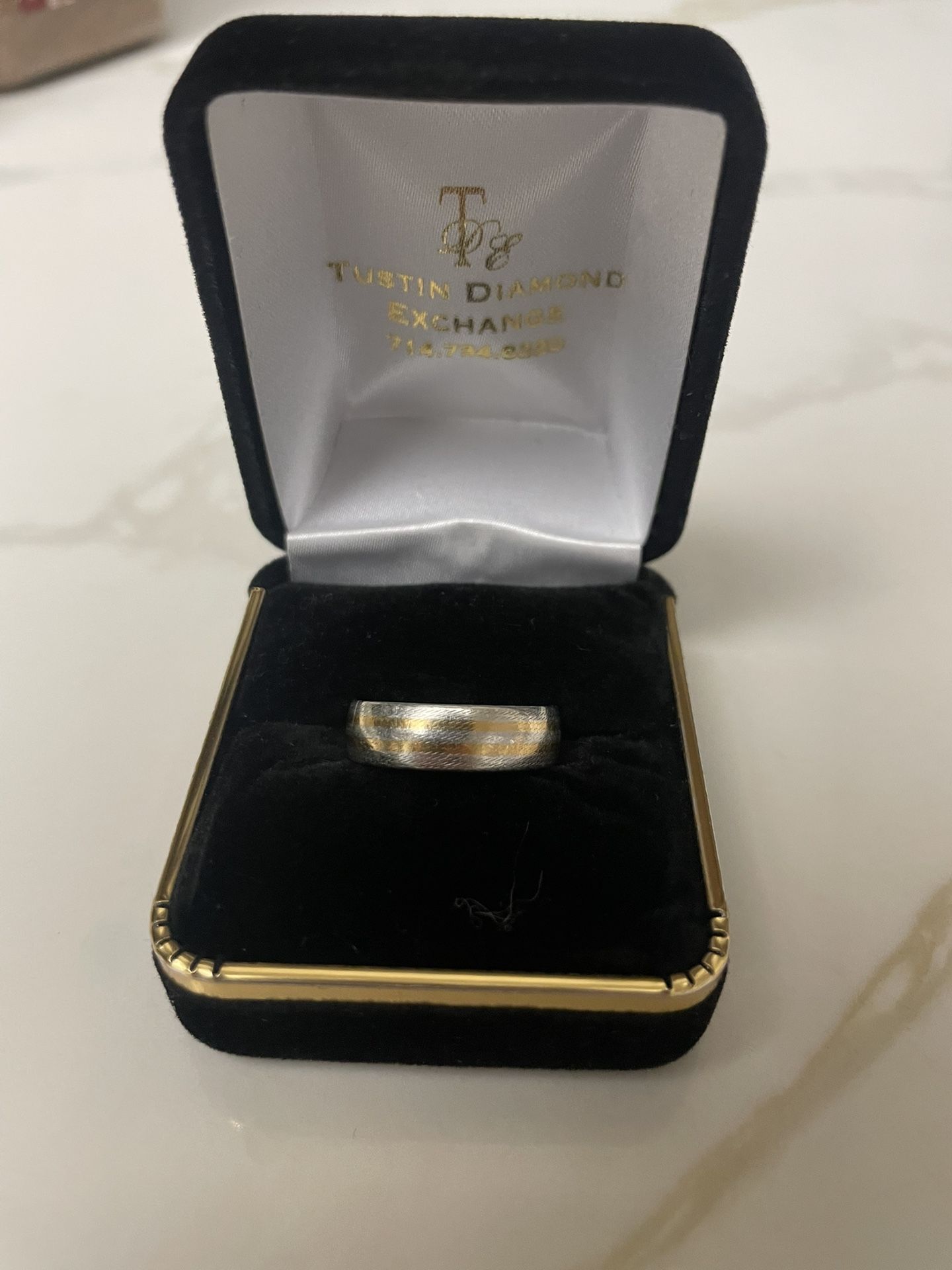 18k Gold And Platinum Ring 