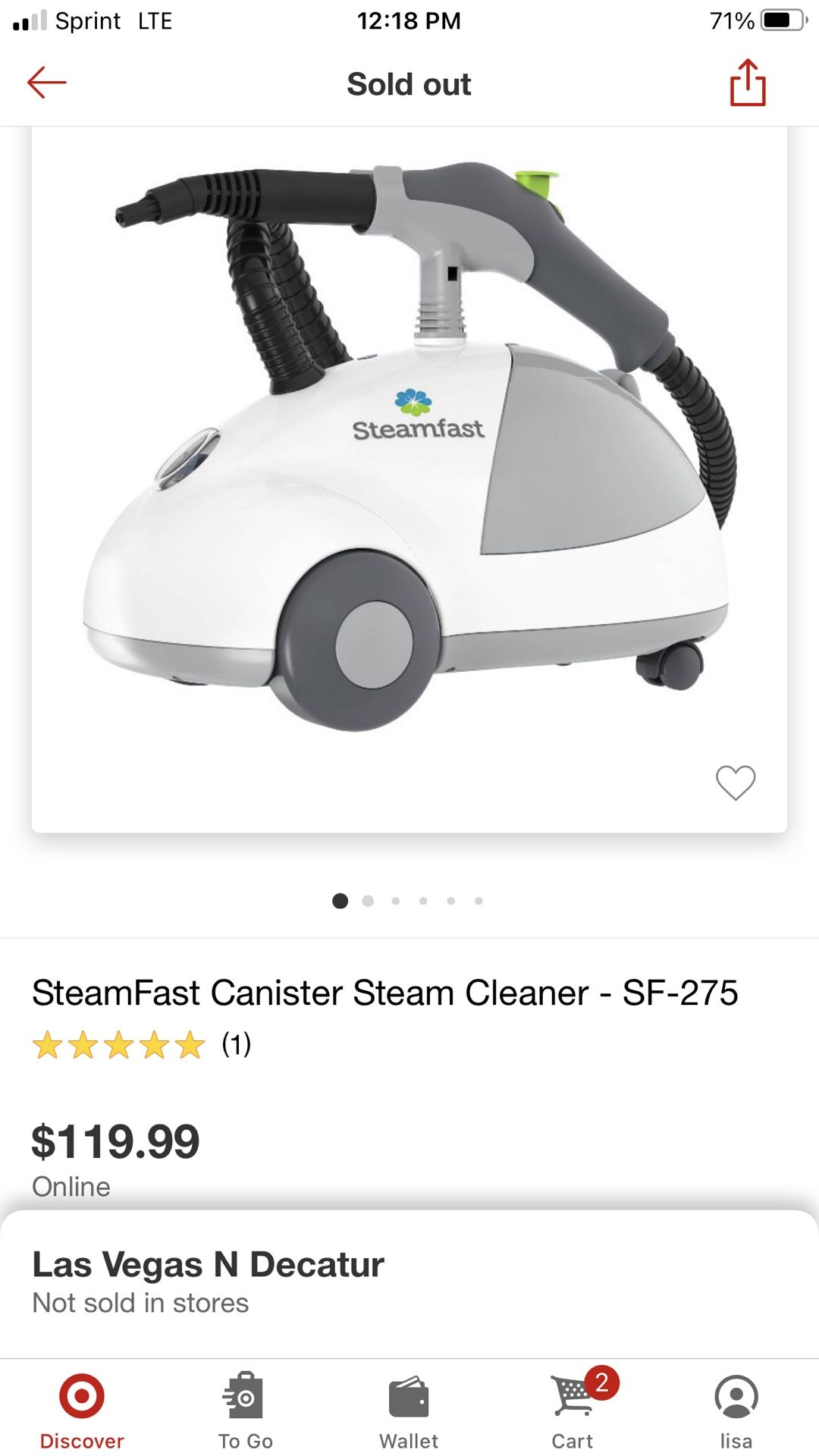 SteamFast Canister Cleaner