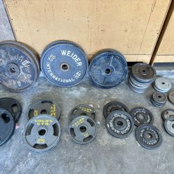 Assorted Weights Olympic and Standard