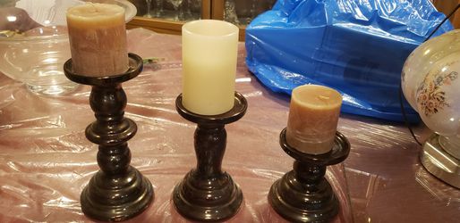 3 candle holder