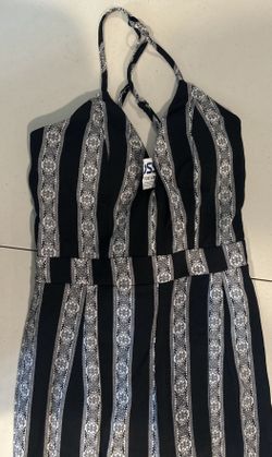 Black White Jumpsuit