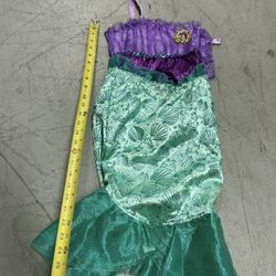 Disney Little Mermaid Girls 4-6X Fantasy Play Costume Dress Jakks Pacific