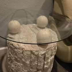 Glass End Tables 