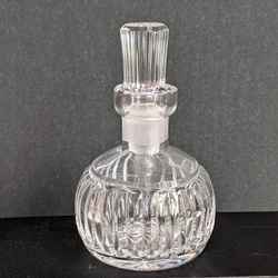 Signed Waterford Crystal Perfume Scent Bottle W/Dauber