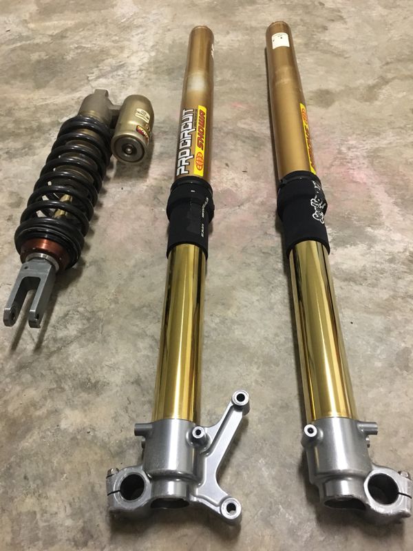 Suzuki RMZ450 RMZ 450 250 Showa A Kit Forks and Shock for Sale in