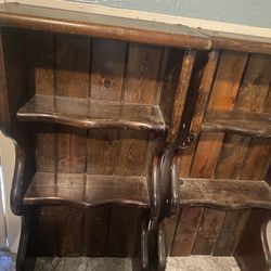 Brown Shelves 
