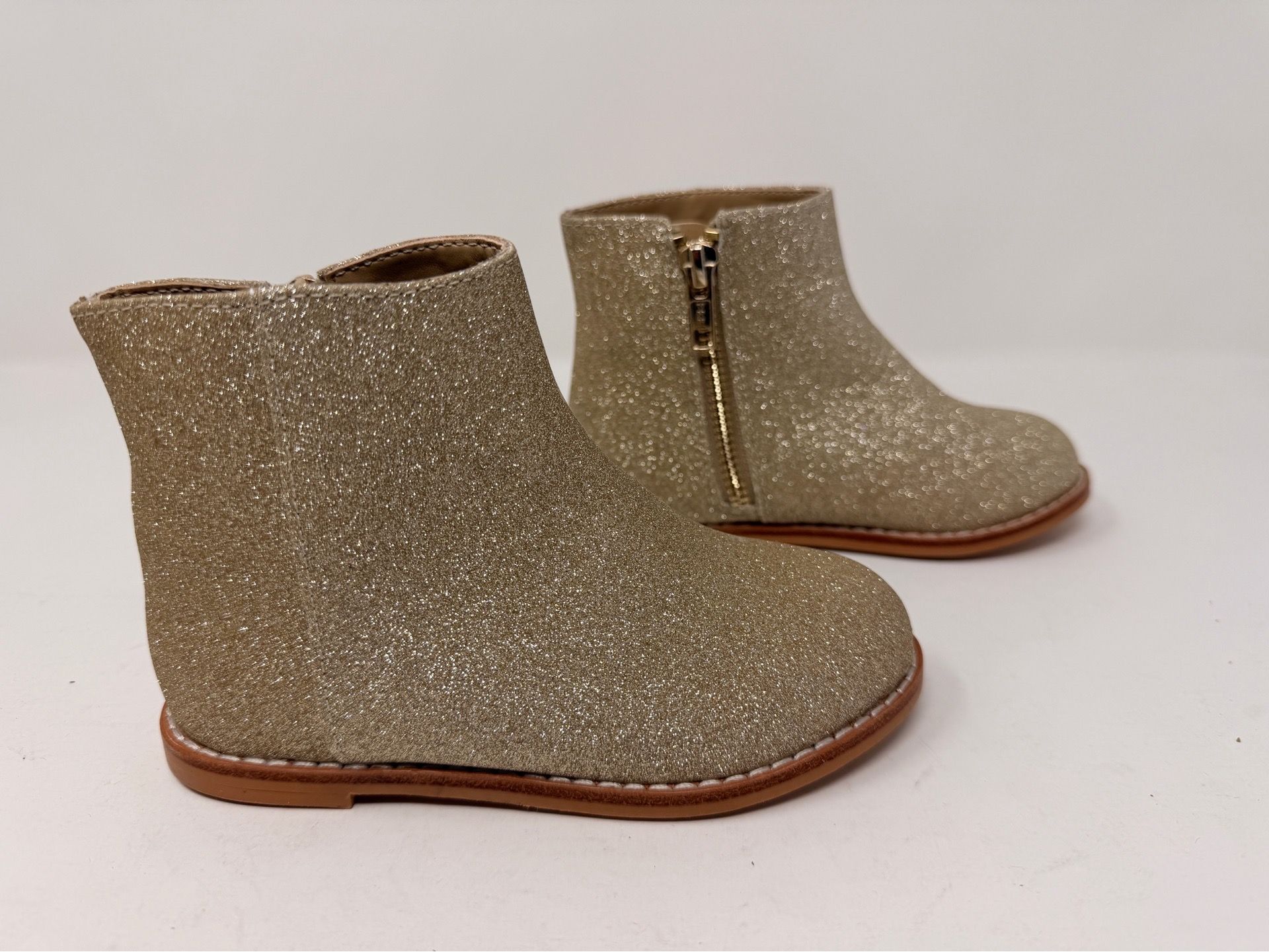 Janie and Jack Gold sparkle boots