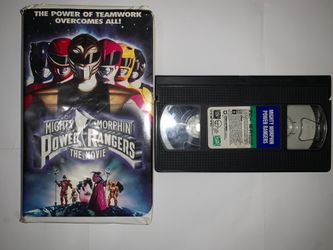 Power Rangers Mighty Morphin The movie VHS