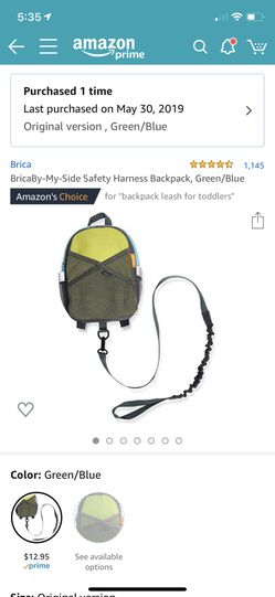 Toddler back pack