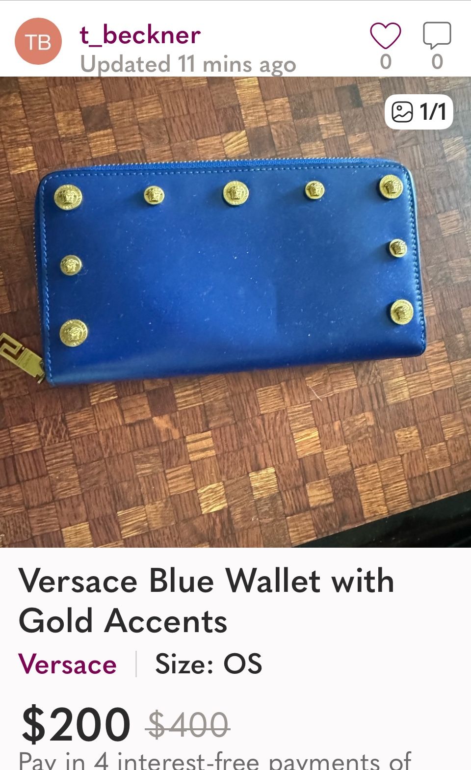 Versace Wallet