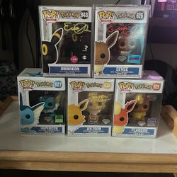 Diamond Eeveelutions Funko Pops 