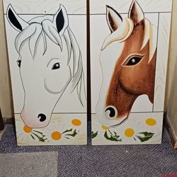Horse Canvas Painting Set. 