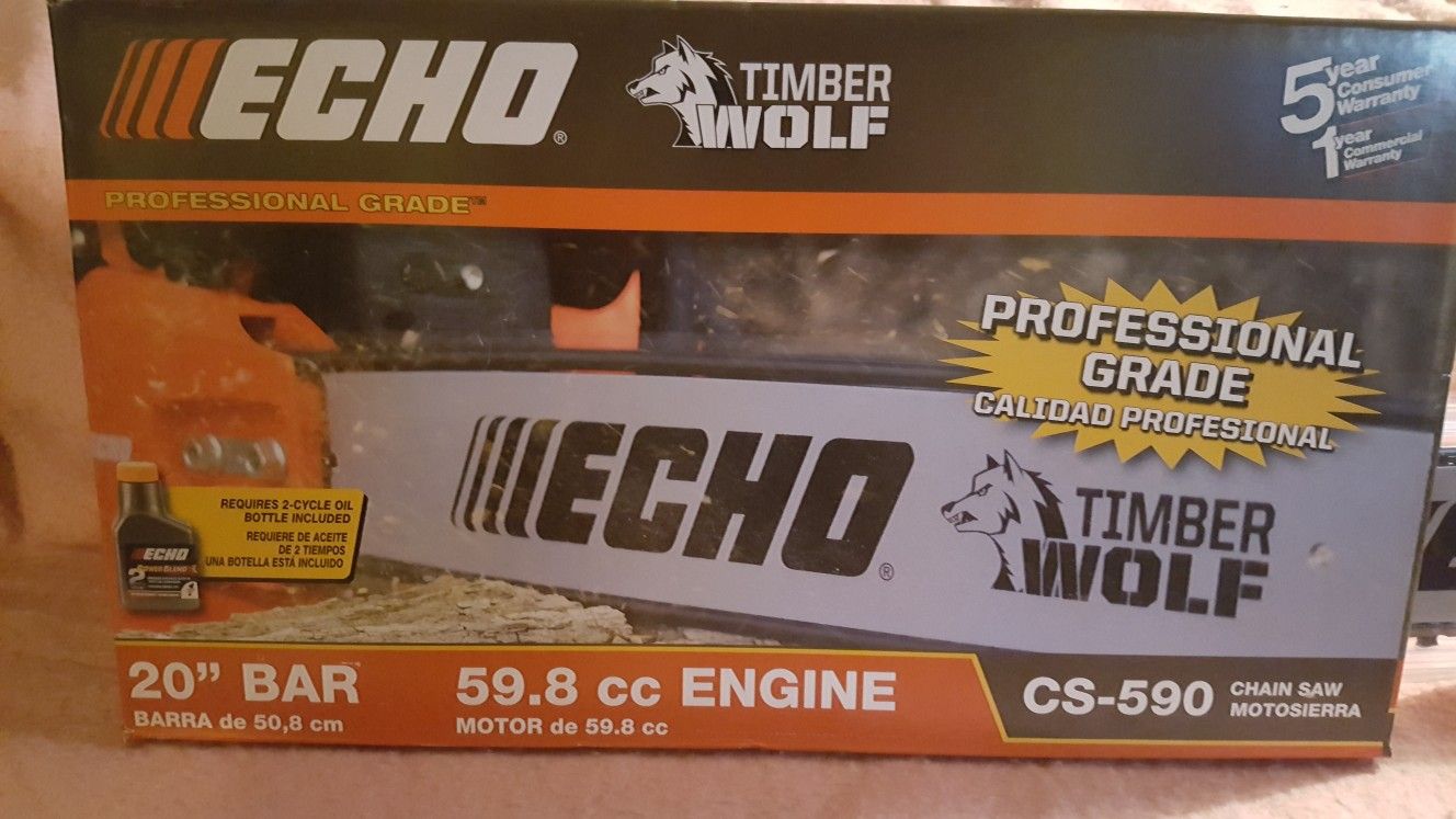 Echo chainsaw cs 590