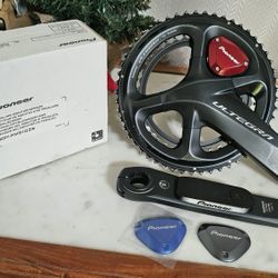 Shimano Ultegra Crank Set 172.5mm 53-39 11s Dual sided pioneer power meter 