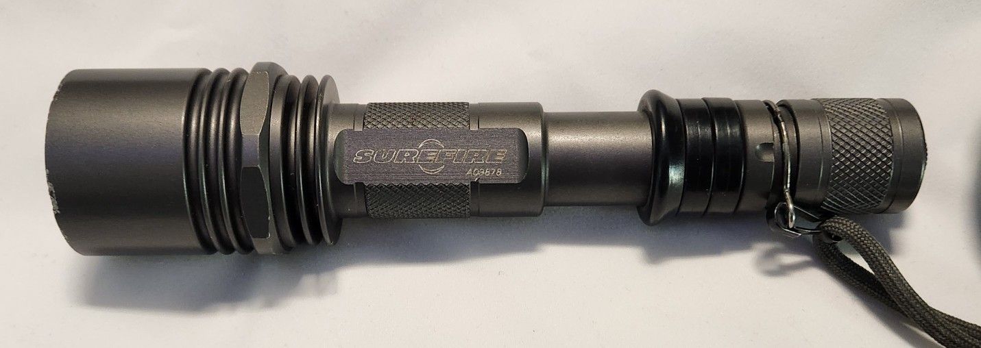 Vintage Surefire M3 Combatlight Millennium Series Flashlight With Lanyard USA