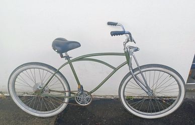 1983 Schwinn Cruiser Klunker w/ Front Springer Forks + CNC rear Hub