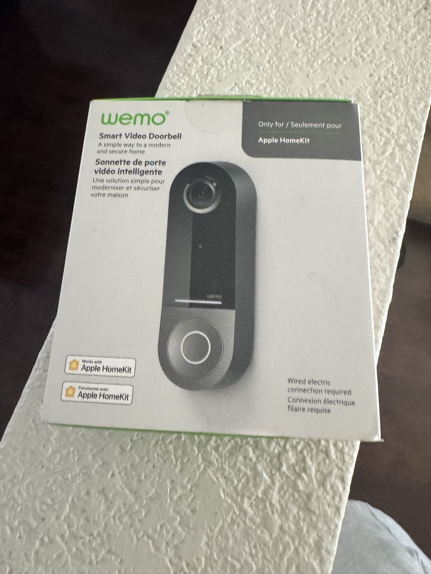Wemo Apple Smart Doorbell Wemo Homekit Wireless Doorbell Belkin