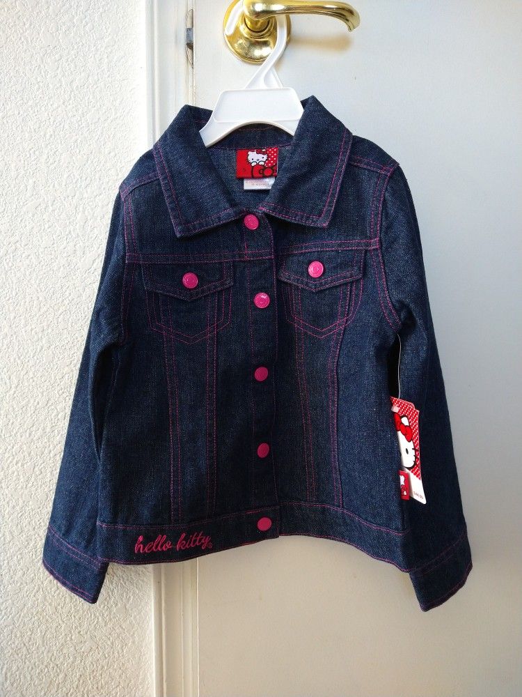 New, Hello Kitty Jean Jacket 