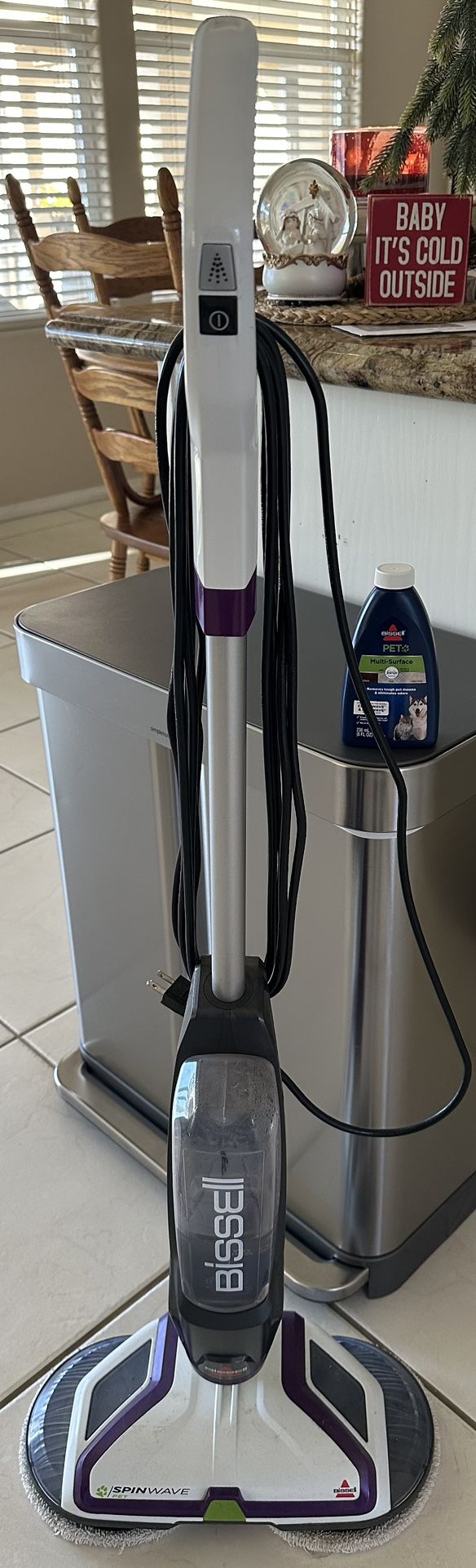 Spin wave Floor Cleaner With Cleaning Solution