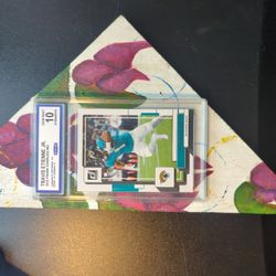 TRAVIS ETIENNE JR. 2022 PANINI DONRUSS #63 CCG GEM 💎 MINT 10 