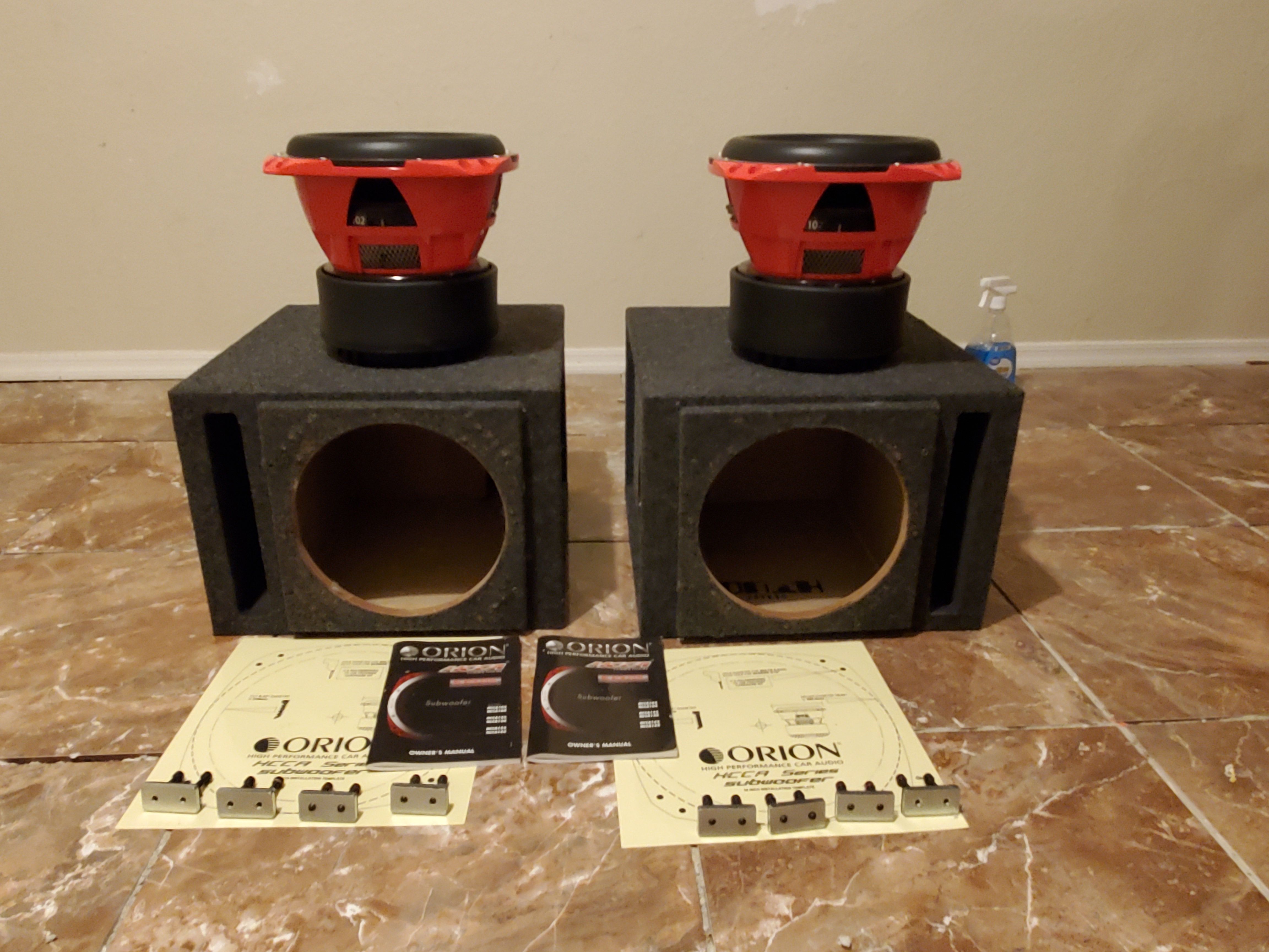 2-10inch Orion hcca subwoofers
