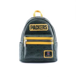 NWT Loungefly NFL Green Bay Packers Logo Mini Backpack