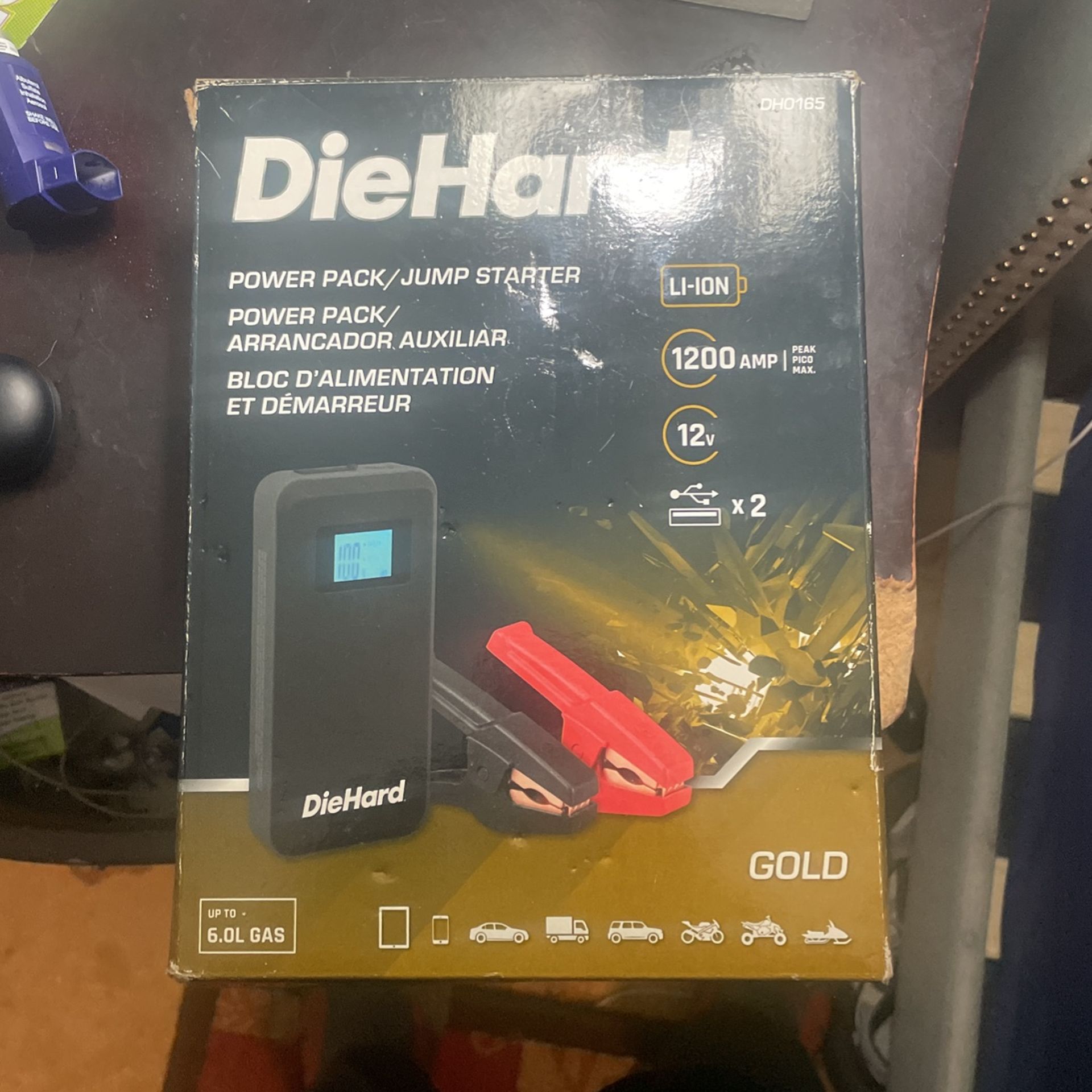 Brand New Unused Die hard gold Power Pack NEED GONE